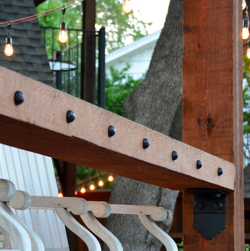 Ozco Building Products 56622 1-1/4-inch Hammered Dome Cap Nut, (10 per Pack) - Image 5